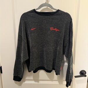Nike Black and Red Ohio Buckeyes Sweater